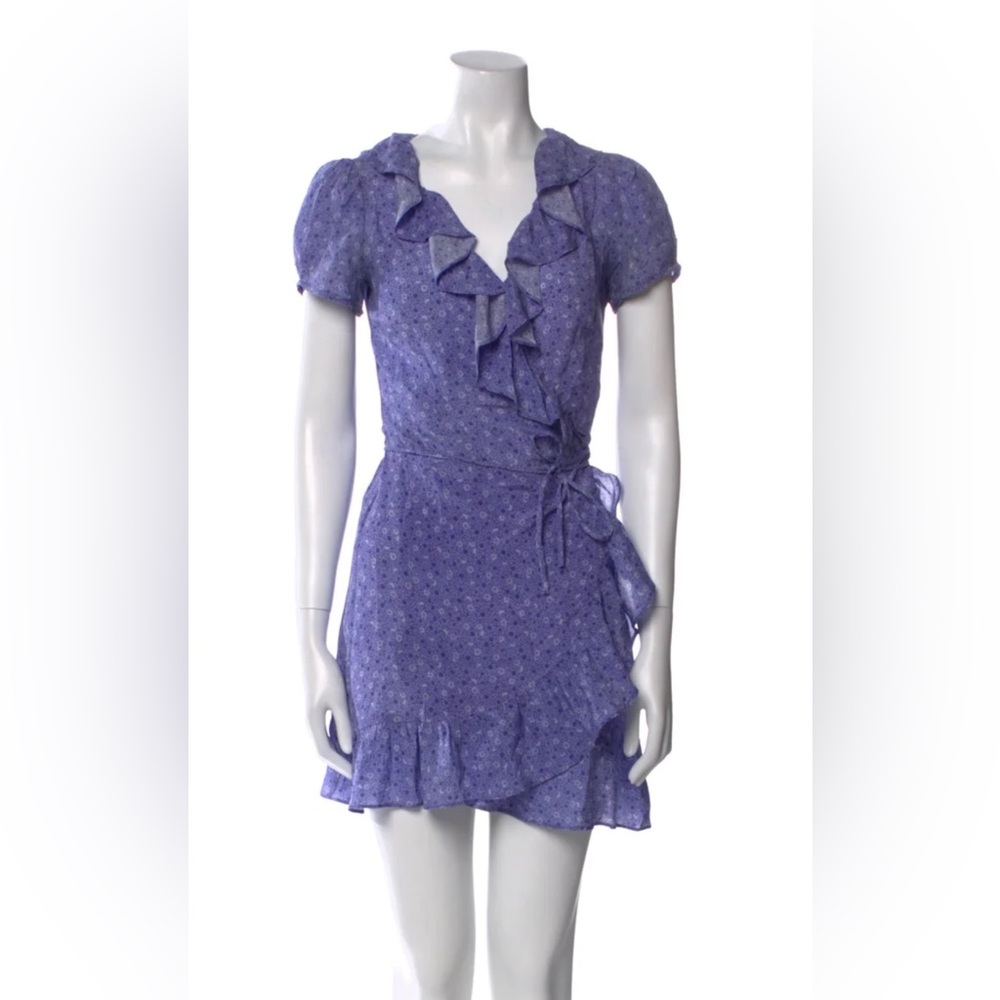 Realisation Par Lavender Floral Mini Dress